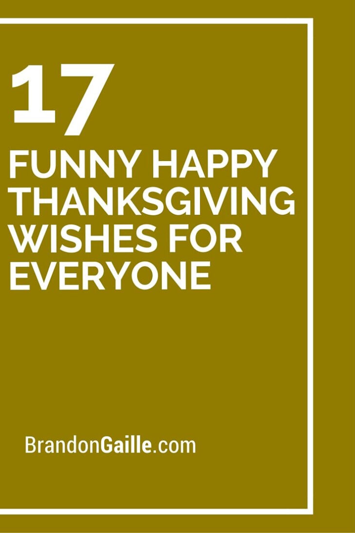 Thanksgiving Cards Messages Funny