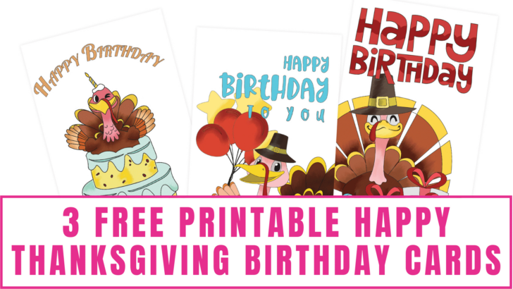 Thanksgiving Birthday Cards Free