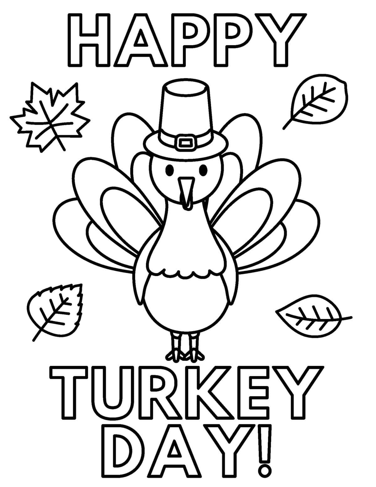 30 Free Thanksgiving Coloring Pages For Kids And Adults - Prudent for Thanksgiving Printables Coloring Pages Free