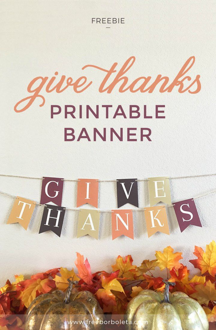 30 Free Thanksgiving Printables - The Suburban Mom in Thanksgiving Printable Banner Free