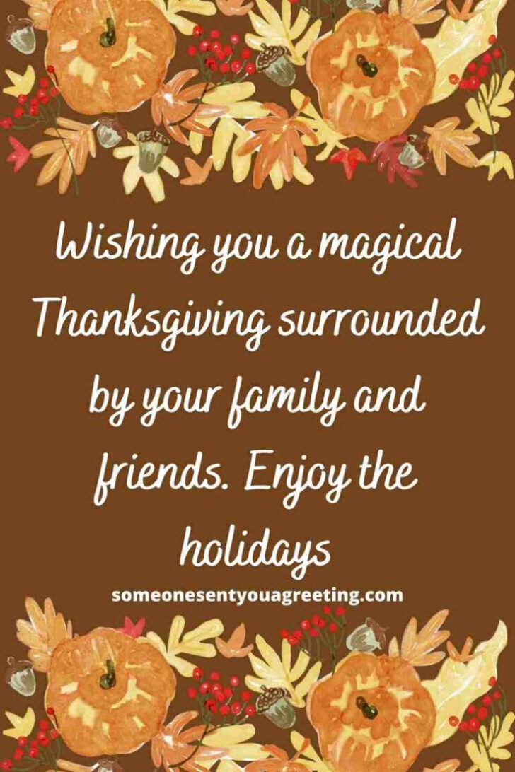 Message For Thanksgiving Cards