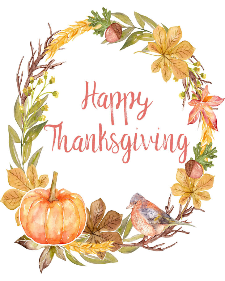 Printable Thanksgiving Decorations Free