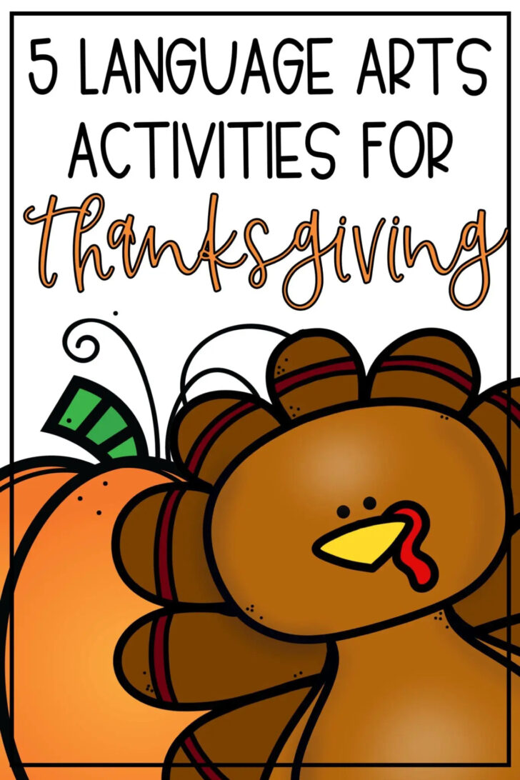 Thanksgiving Language Arts Worksheets Middle School