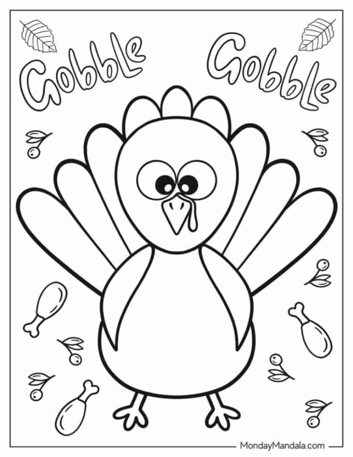 Free Printable Thanksgiving Coloring Pages For Preschoolers