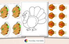 62 Turkey Templates (Free Pdf Printables) within Printable Thanksgiving Cut Outs