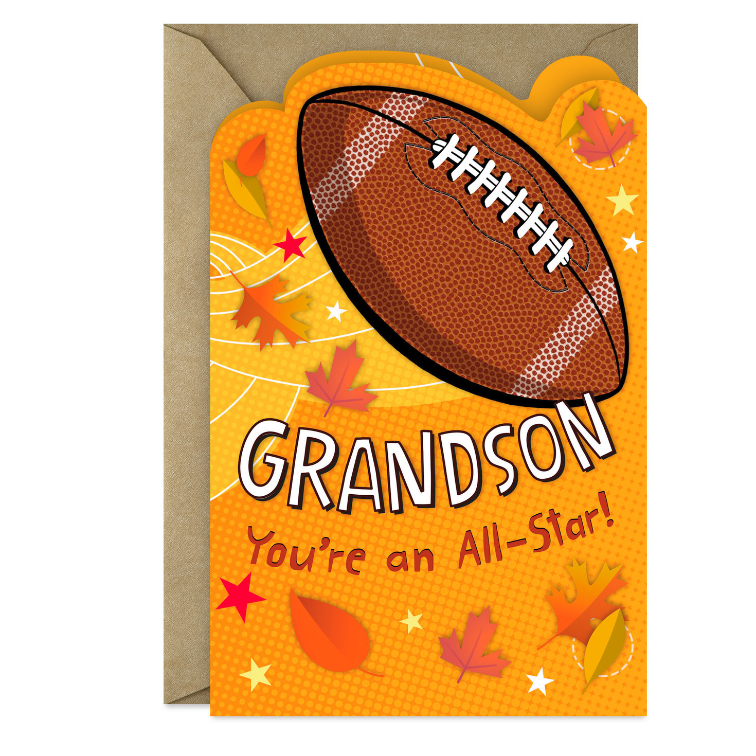 All-Star Grandson Thanksgiving Card - Greeting Cards | Hallmark with Grandson Thanksgiving Cards