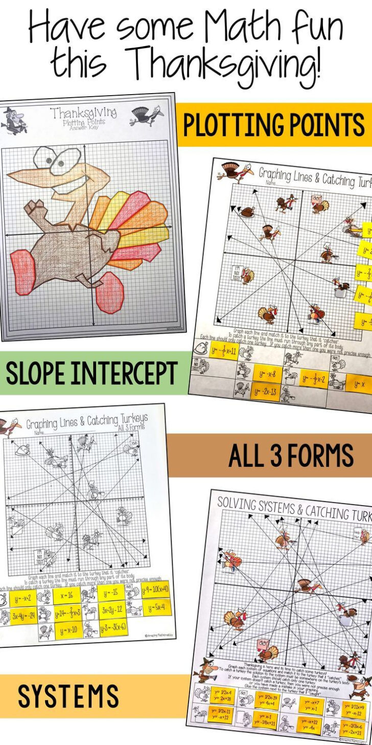 Plotting Points Thanksgiving Worksheet