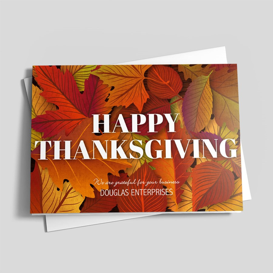 Autumn Enterprises - Thanksgiving Greeting Cardscardsdirect pertaining to Thanksgiving Day Cards Business