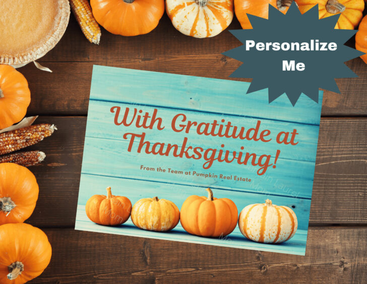 Thanksgiving Cards For Realtors