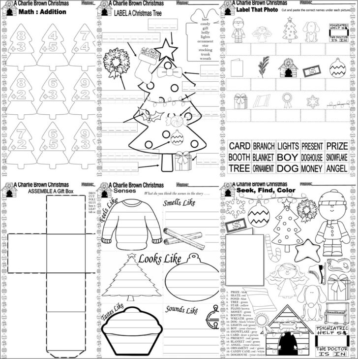 A Charlie Brown Thanksgiving Math Worksheet Answers