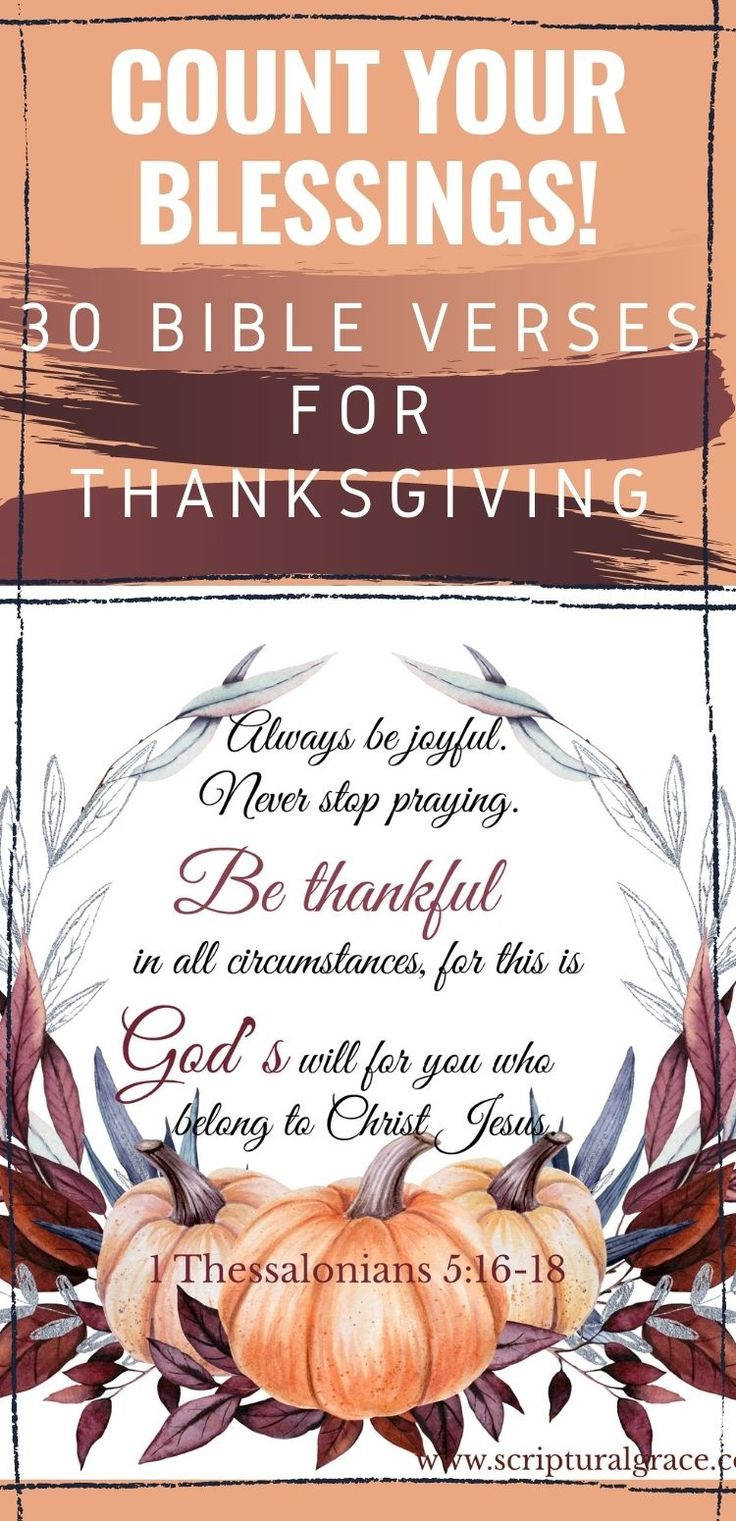 Count Your Blessings- 30 Days Of Bible Verses And Devotionals For inside Free Religious Thanksgiving Cards