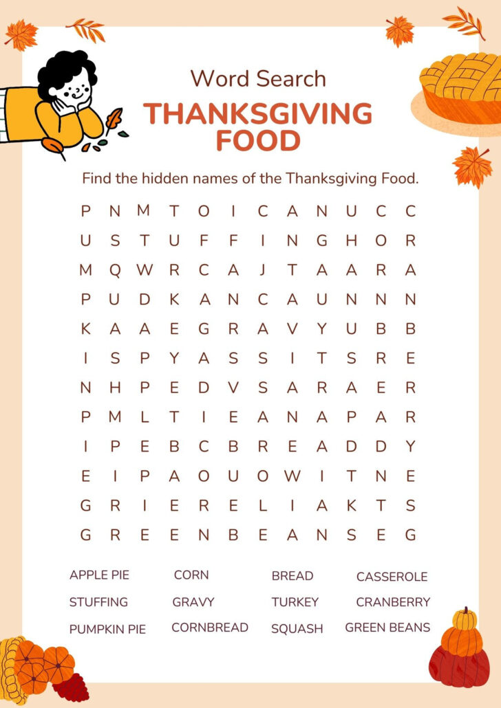 Thanksgiving Worksheets Free Printable