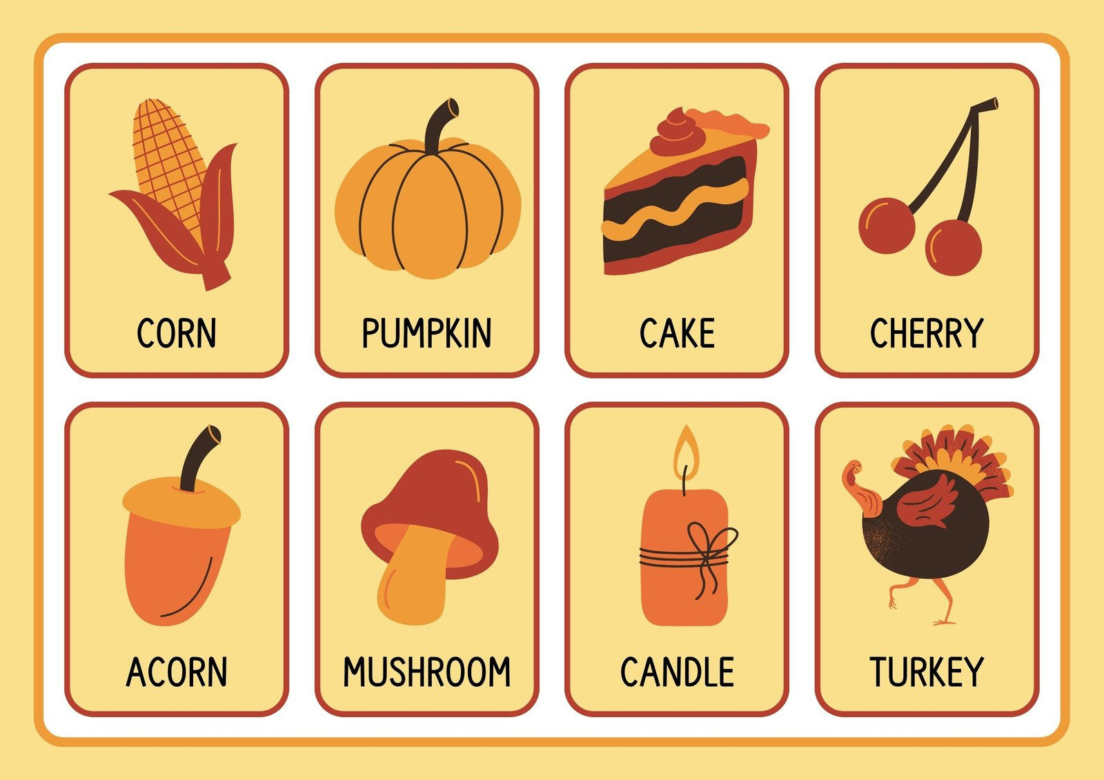 Customize 261+ Thanksgiving Worksheet Templates Online - Canva for Thanksgiving Vocabulary Worksheet