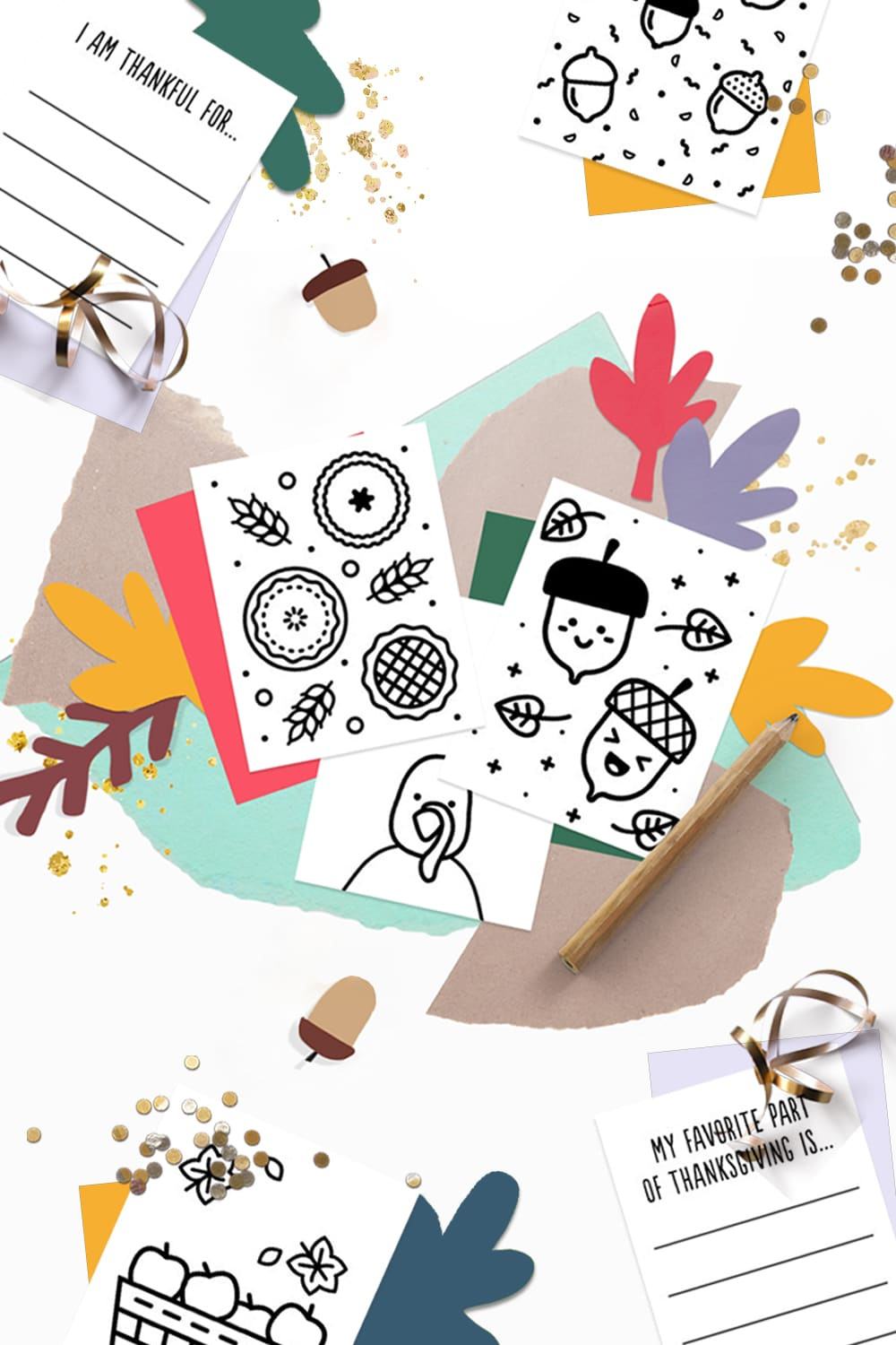 Cute Free Printable Thanksgiving Activity Books For Kids! inside Free Printable Thanksgiving Mini Books