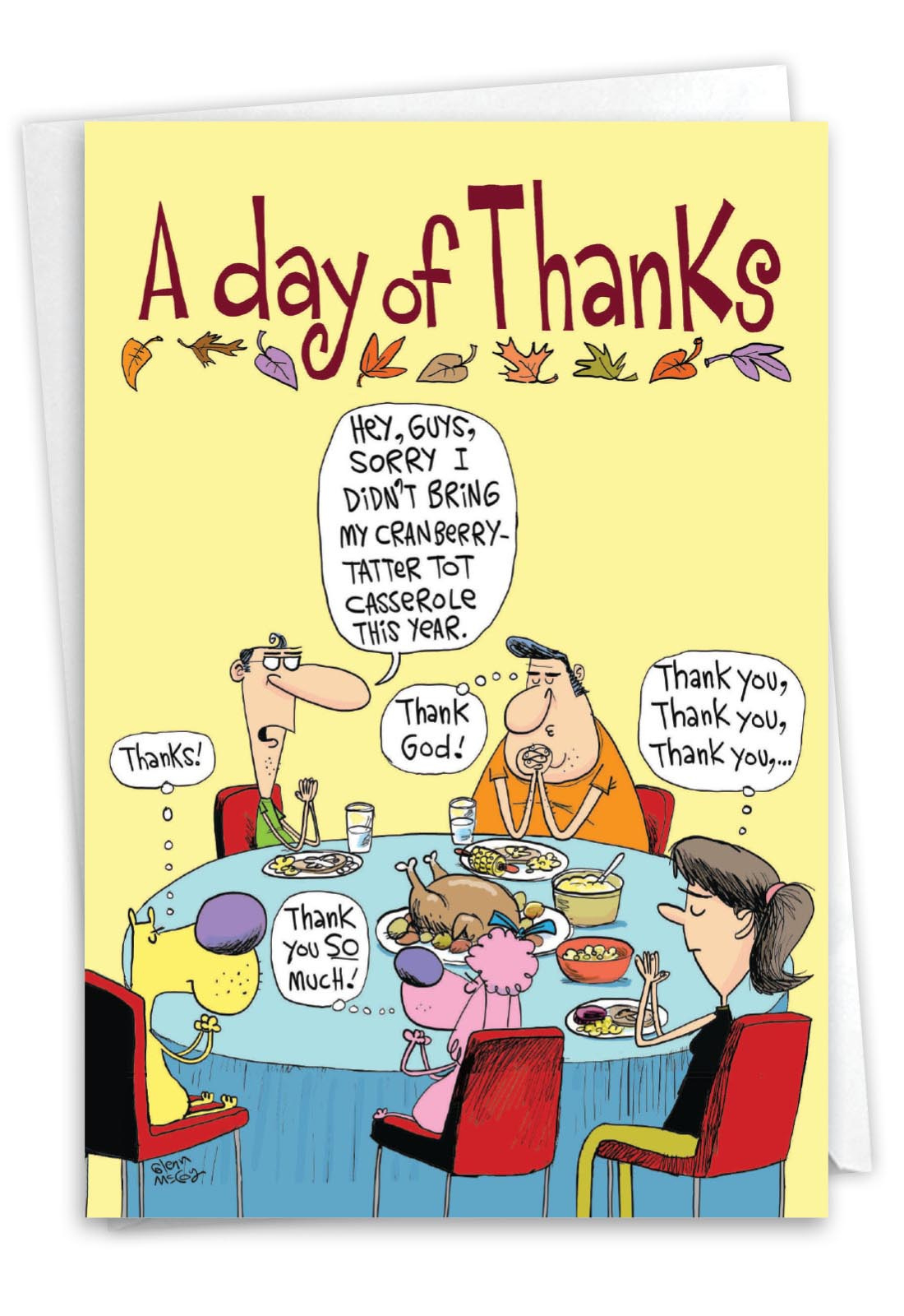 Day Of Thanks: Funny Thanksgiving Greeting Card - Dogs pertaining to Funny Thanksgiving Greeting Cards