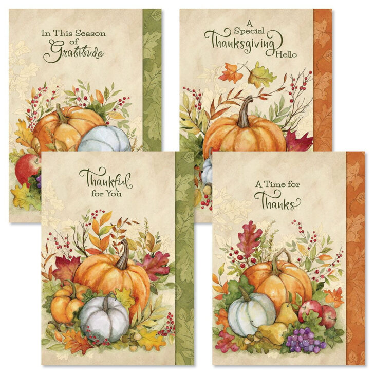 Contemporary Thanksgiving Cards