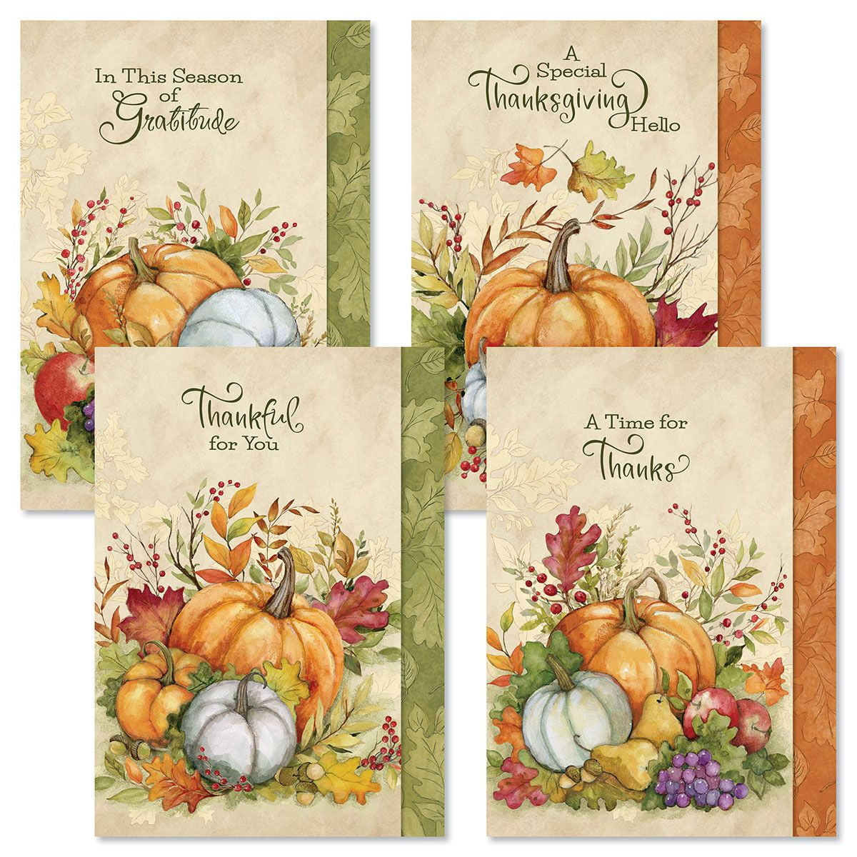 Dayspring - Thanksgiving – 8 Fall Design Assortment With Scripture inside Contemporary Thanksgiving Cards