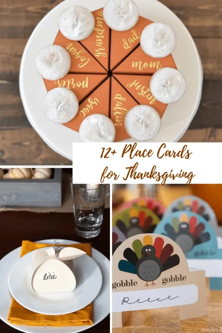 Handmade Thanksgiving Place Cards