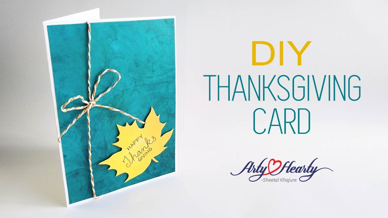 Diy Thanksgiving Card| Handmade Card| Sheetal Khajure Ankalkote for Diy Thanksgiving Cards