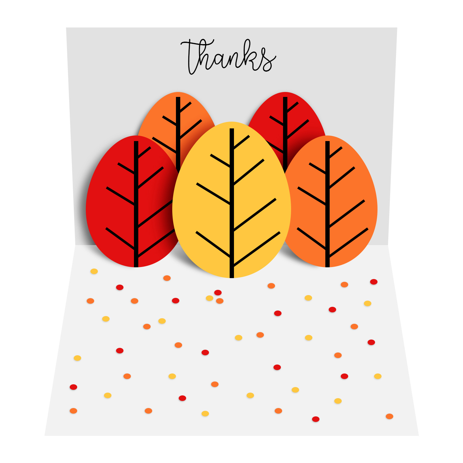 Diy Thanksgiving Cards - Fine Cardstock inside Simple Thanksgiving Cards Ideas