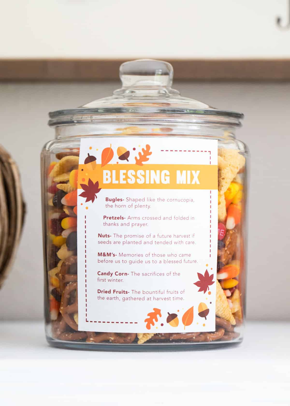 Easy Thanksgiving Blessing Mix Free Printable - I Heart Naptime pertaining to Thanksgiving Blessing Mix Poem Printable