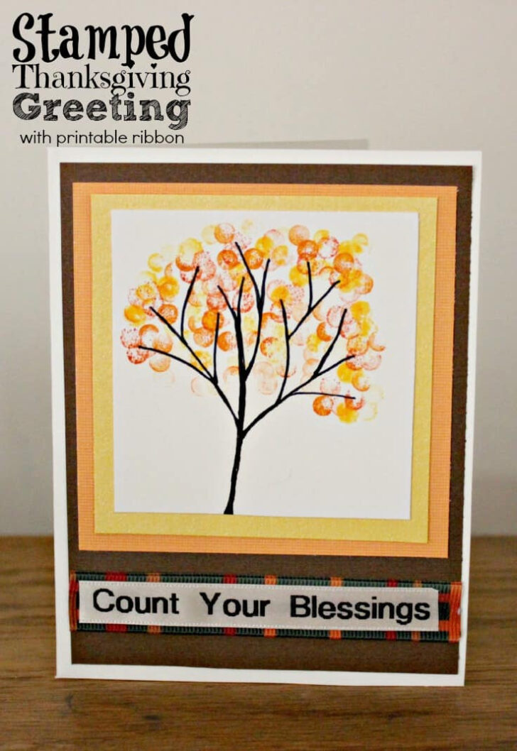 Thanksgiving Cards Craft Ideas