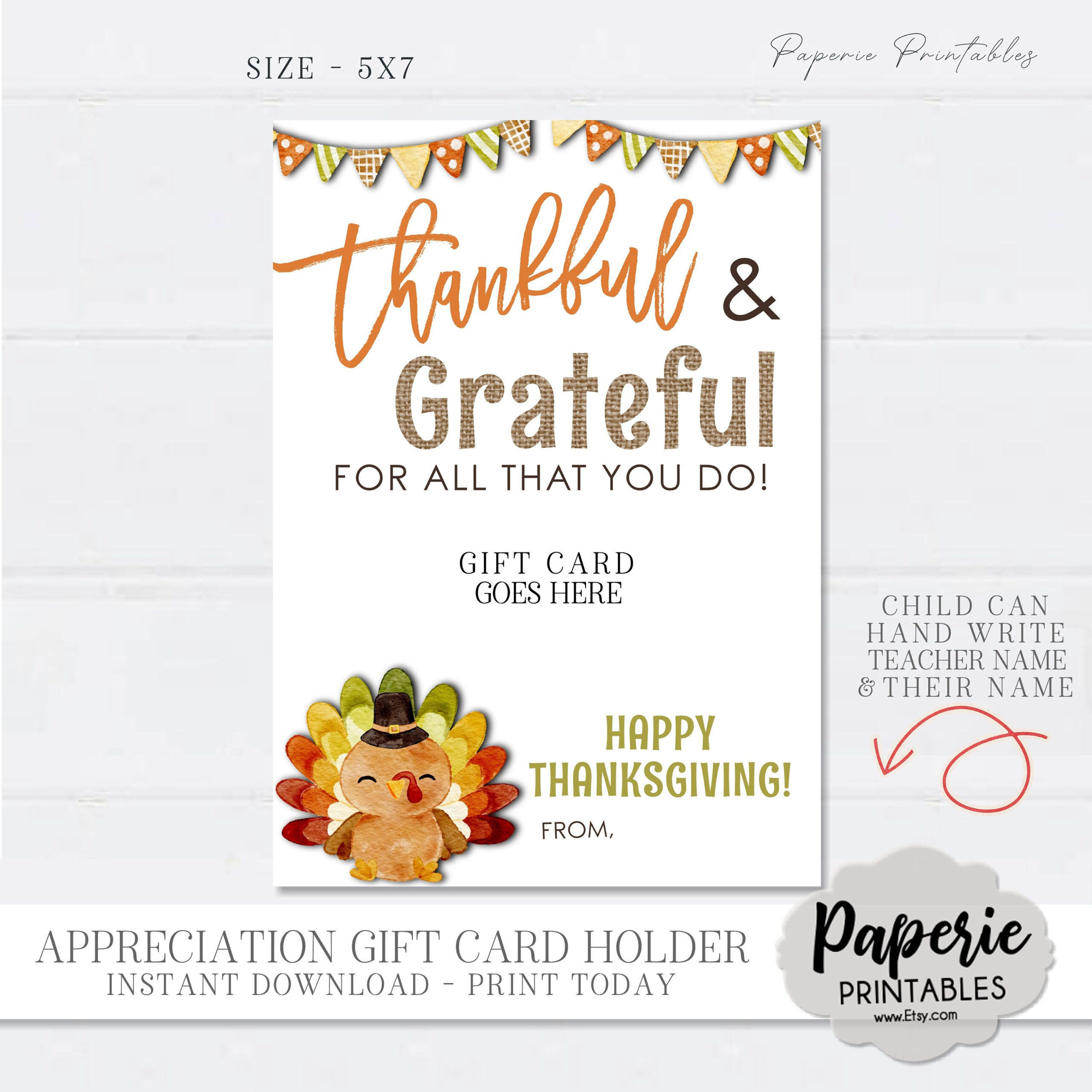 Editable Thanksgiving Gift Card Holder, Thanksgiving Thanks A throughout Thanksgiving Gift Cards Messages