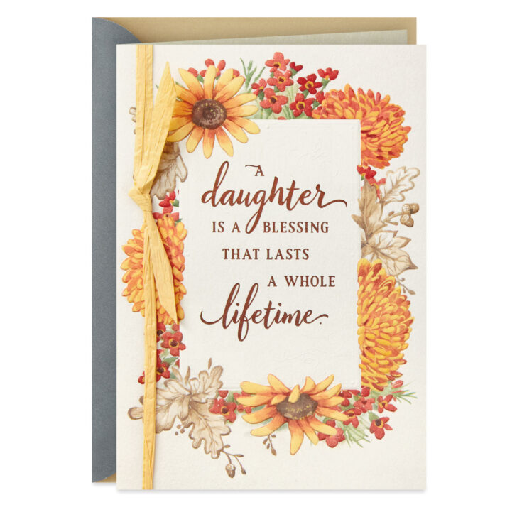 Daughter Thanksgiving Cards