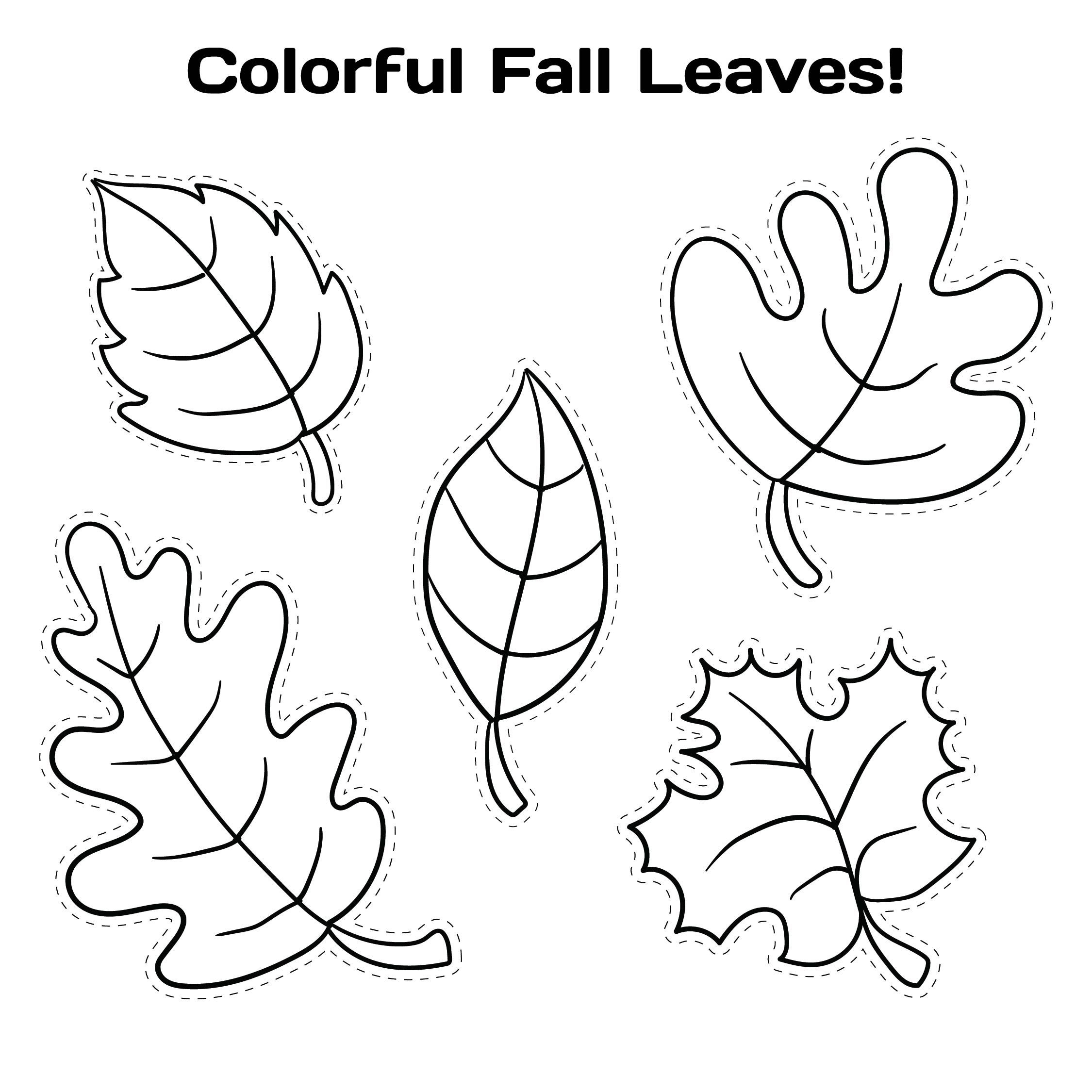 Fall Leaves - 10 Free Pdf Printables | Printablee with regard to Thanksgiving Leaves Printable