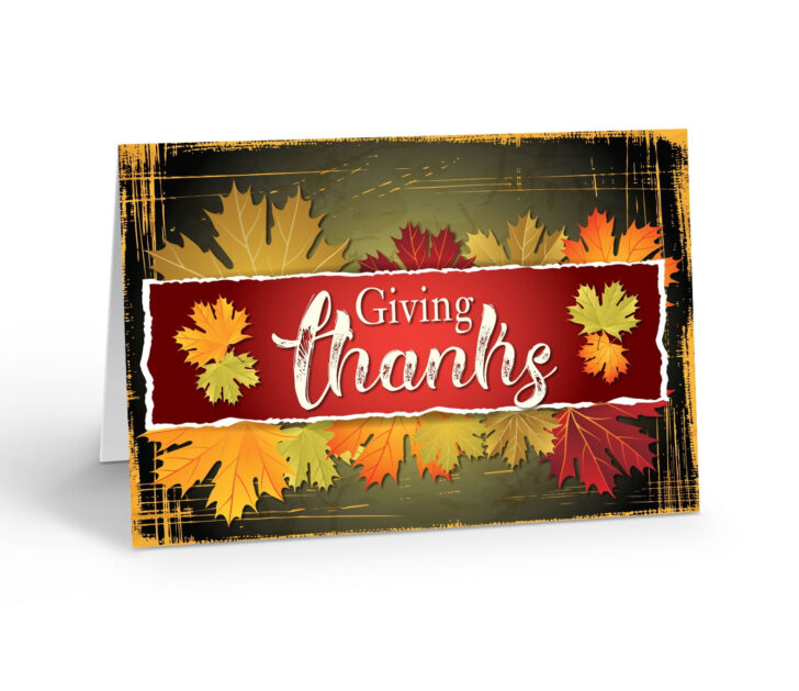 Thanksgiving Cards Blank