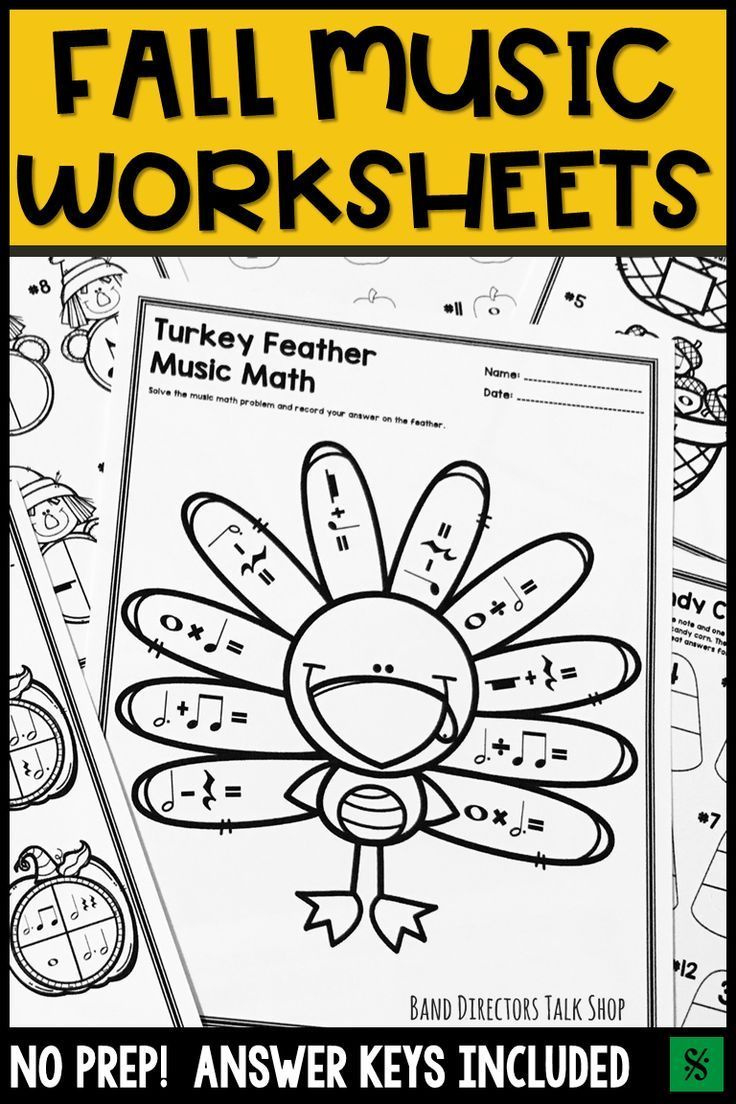 Fall Music Worksheets And Thanksgiving Music Activities within Thanksgiving Music Theory Worksheets