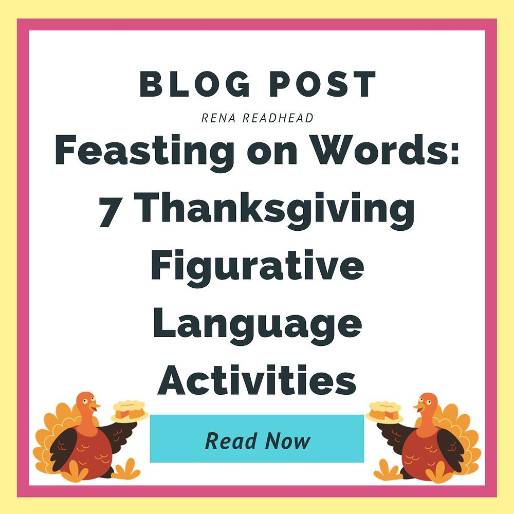 Feasting On Words: 7 Thanksgiving Figurative Language Activities with regard to Thanksgiving Figurative Language Worksheets