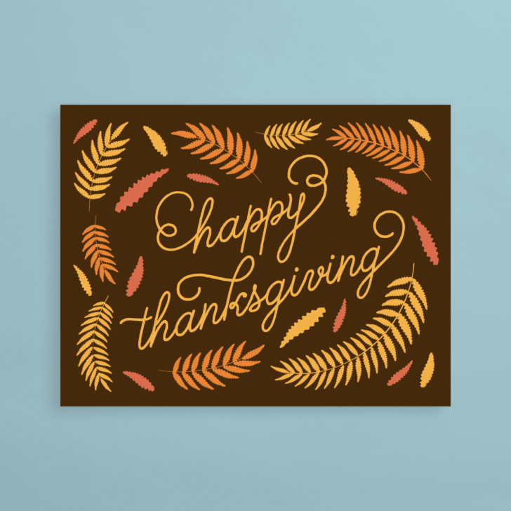 Elegant Thanksgiving Cards