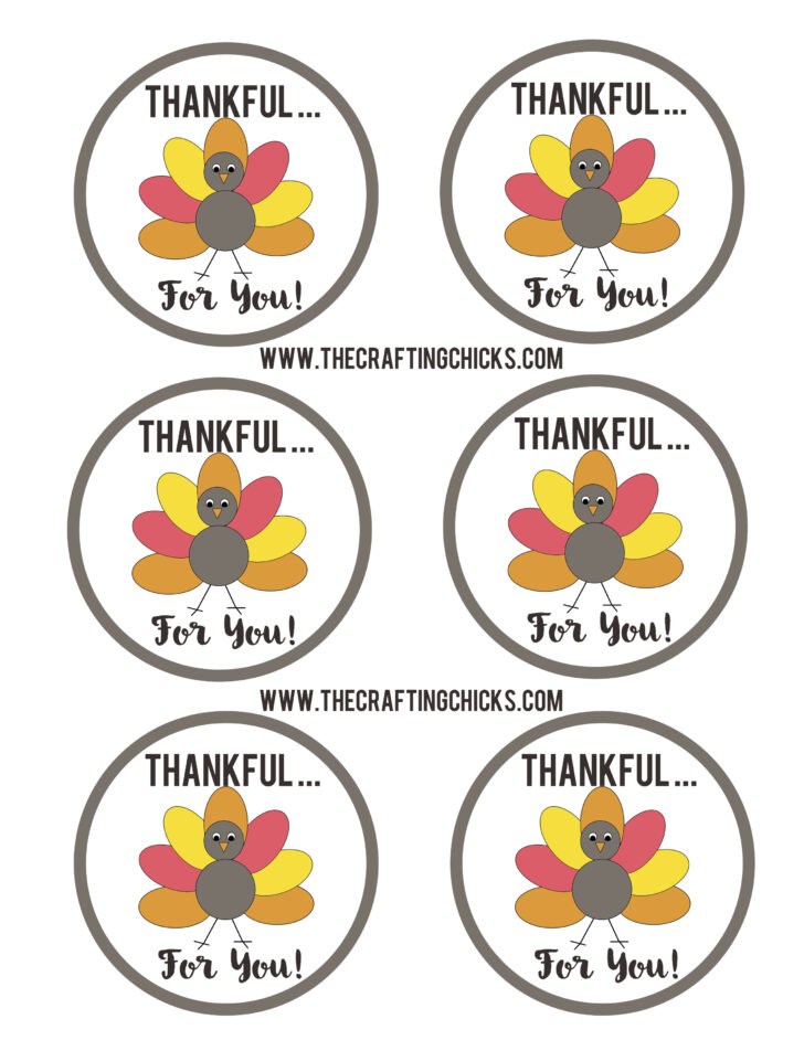 Free Thanksgiving Printable Gift Tags