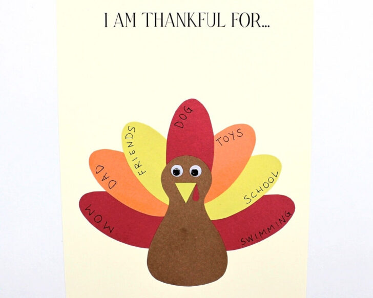 Thanksgiving Turkey Craft Printable