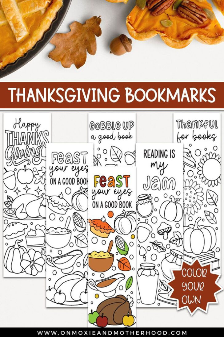 Printable Thanksgiving Bookmarks