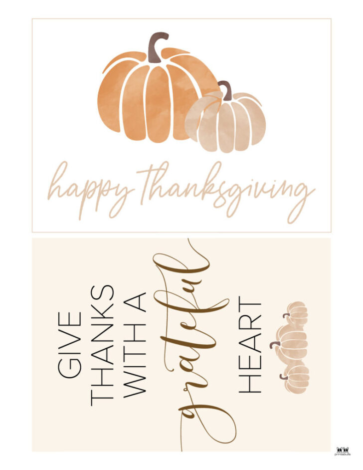 Cards Thanksgiving Free Printable