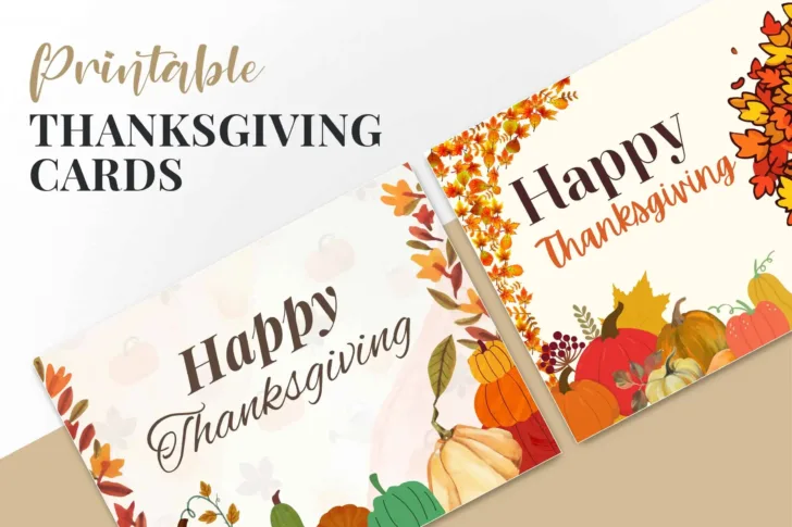 Thanksgiving Day Cards Free Printable