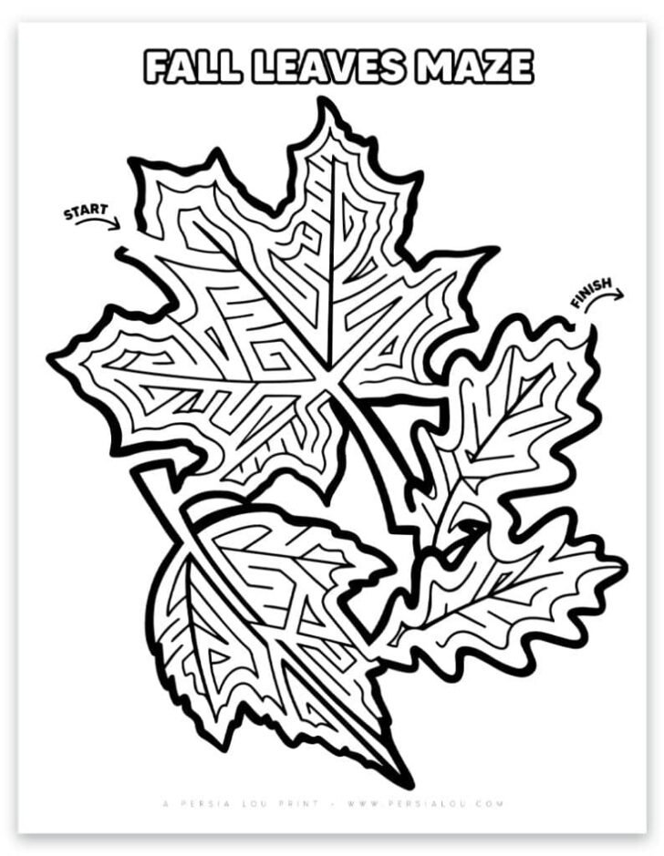 Thanksgiving Mazes Printable