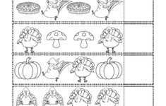 Free Printable Thanksgiving Patterns Worksheet in Free Printable Thanksgiving Worksheets For Preschoolers