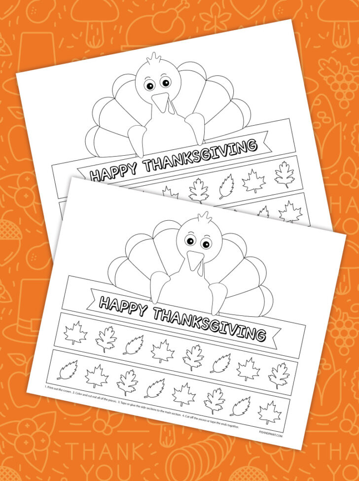 Thanksgiving Crown Printable Free