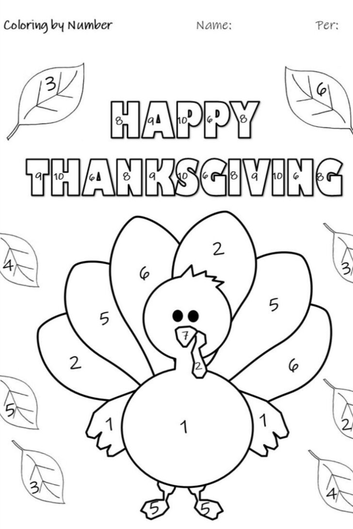 Algebra Thanksgiving Worksheets