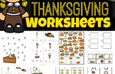 Free Thanksgiving Worksheets For Kids intended for Elementary Thanksgiving Worksheets