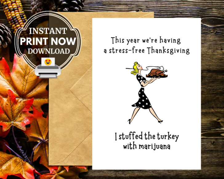 Thanksgiving Blunt Cards