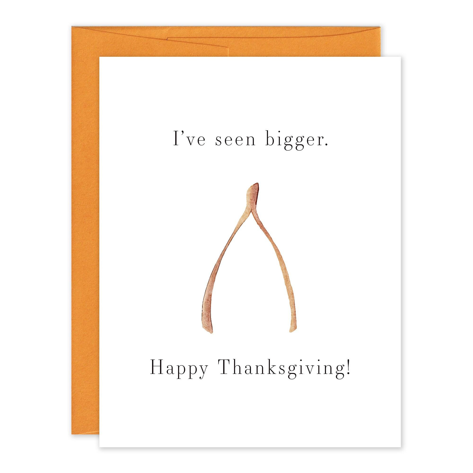 Funny Thanksgiving Card - Funny Friendsgiving Card - Naughty Thanksgiving Card - Inappropriate Thanksgiving Card - Wishbone Card intended for Naughty Thanksgiving Cards