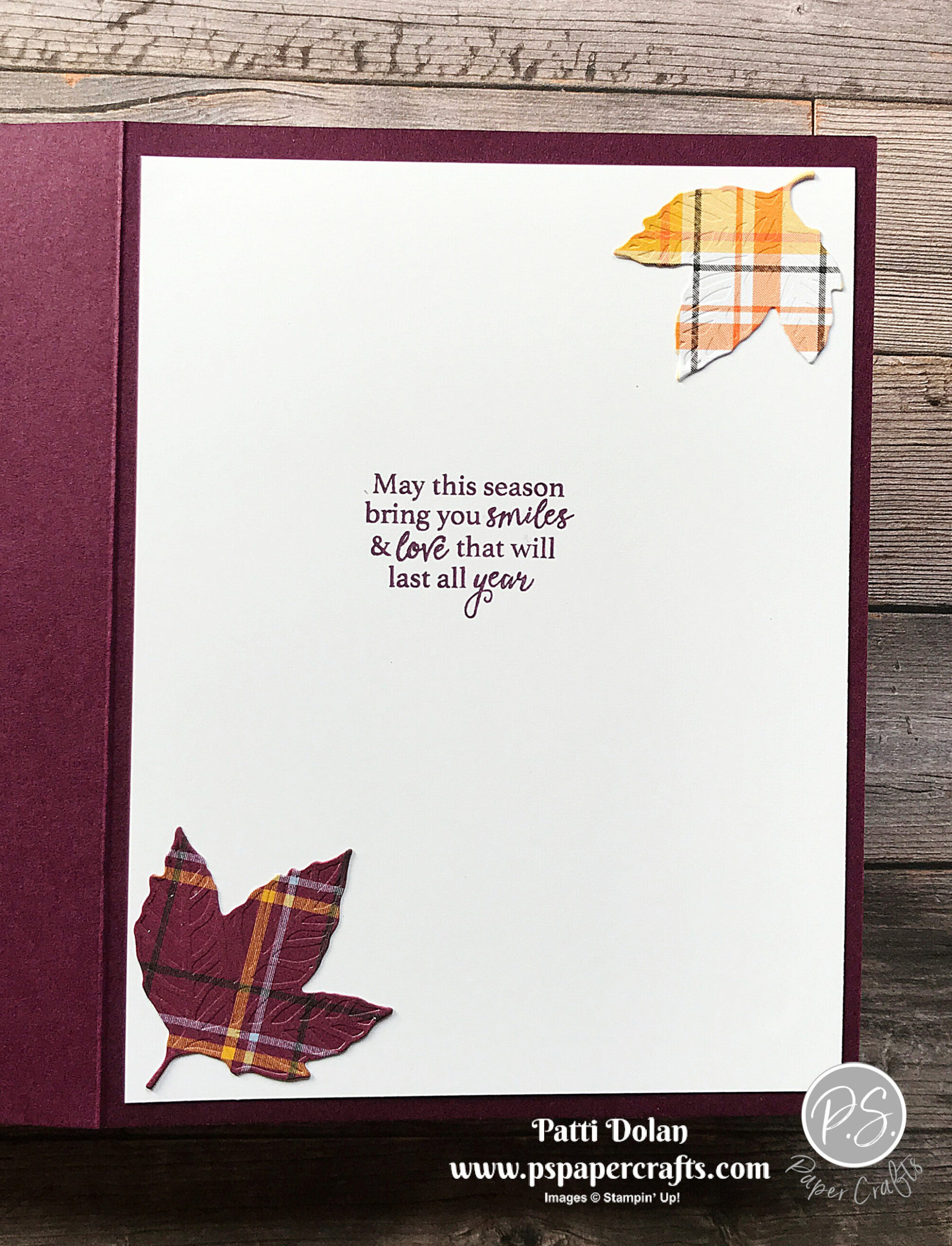 Gather Together - Perfect Thanksgiving Card — P.s. Paper Crafts within Thanksgiving Cards Inside