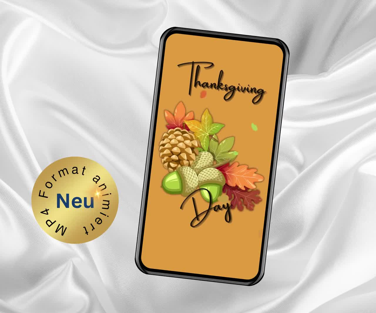 Greeting Card, Thanksgiving Cards, Animated Cards, Digital Download Printable Personalized Grateful Holiday Thankful Mobile Electronic Card regarding Electronic Thanksgiving Cards