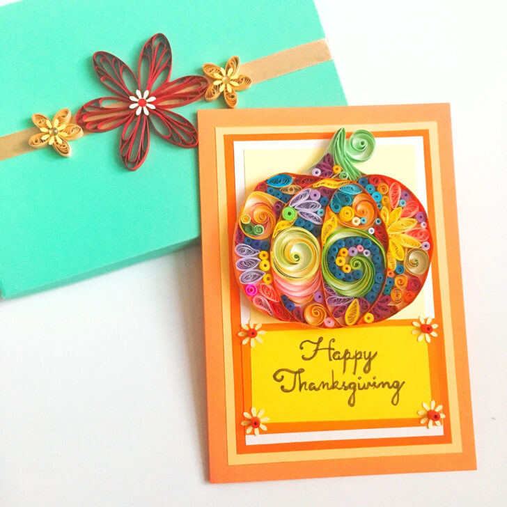 Quilled Thanksgiving Cards