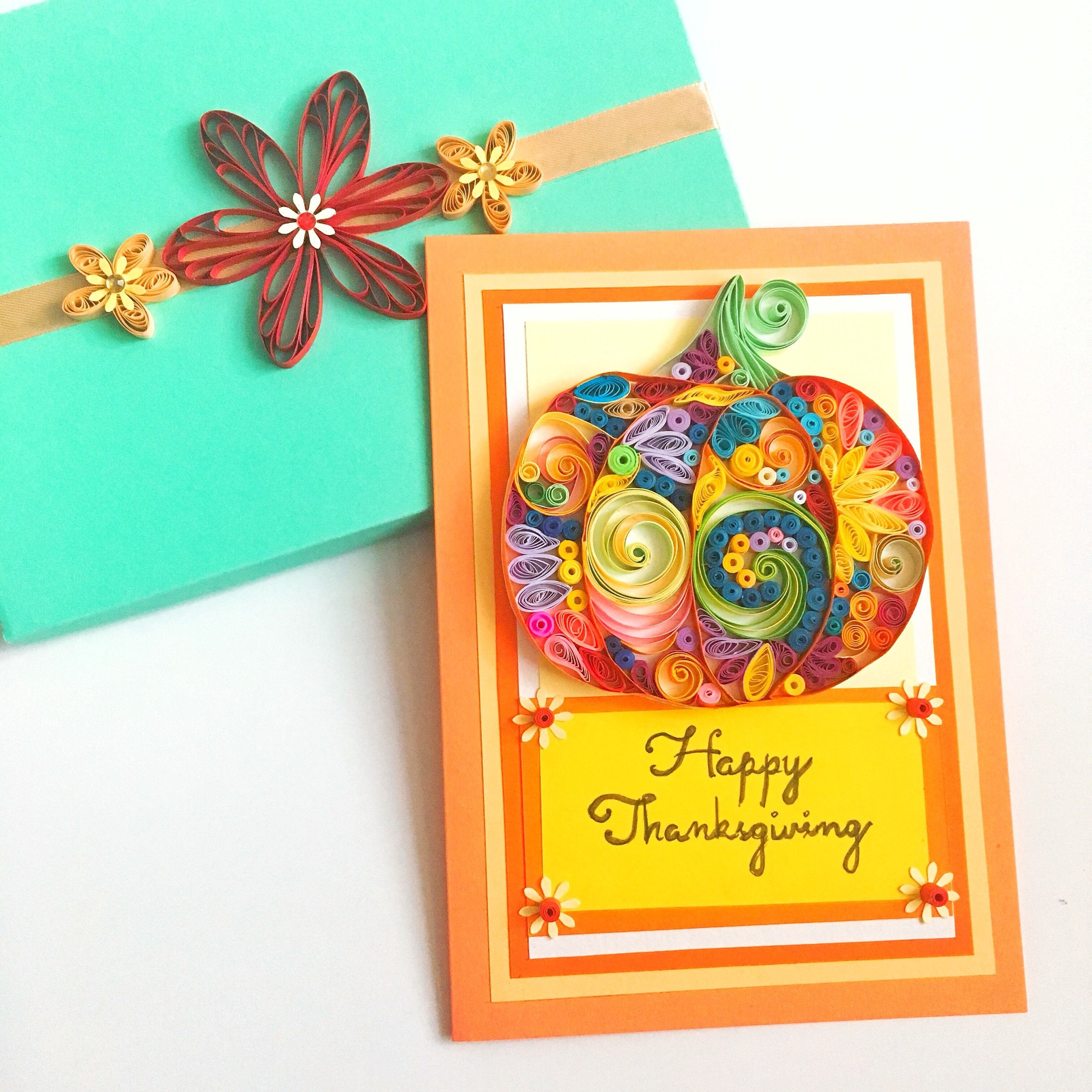 Happy 2024 Thanksgiving Day,Quilling Cards And Paper Crafts,Happy within Quilled Thanksgiving Cards