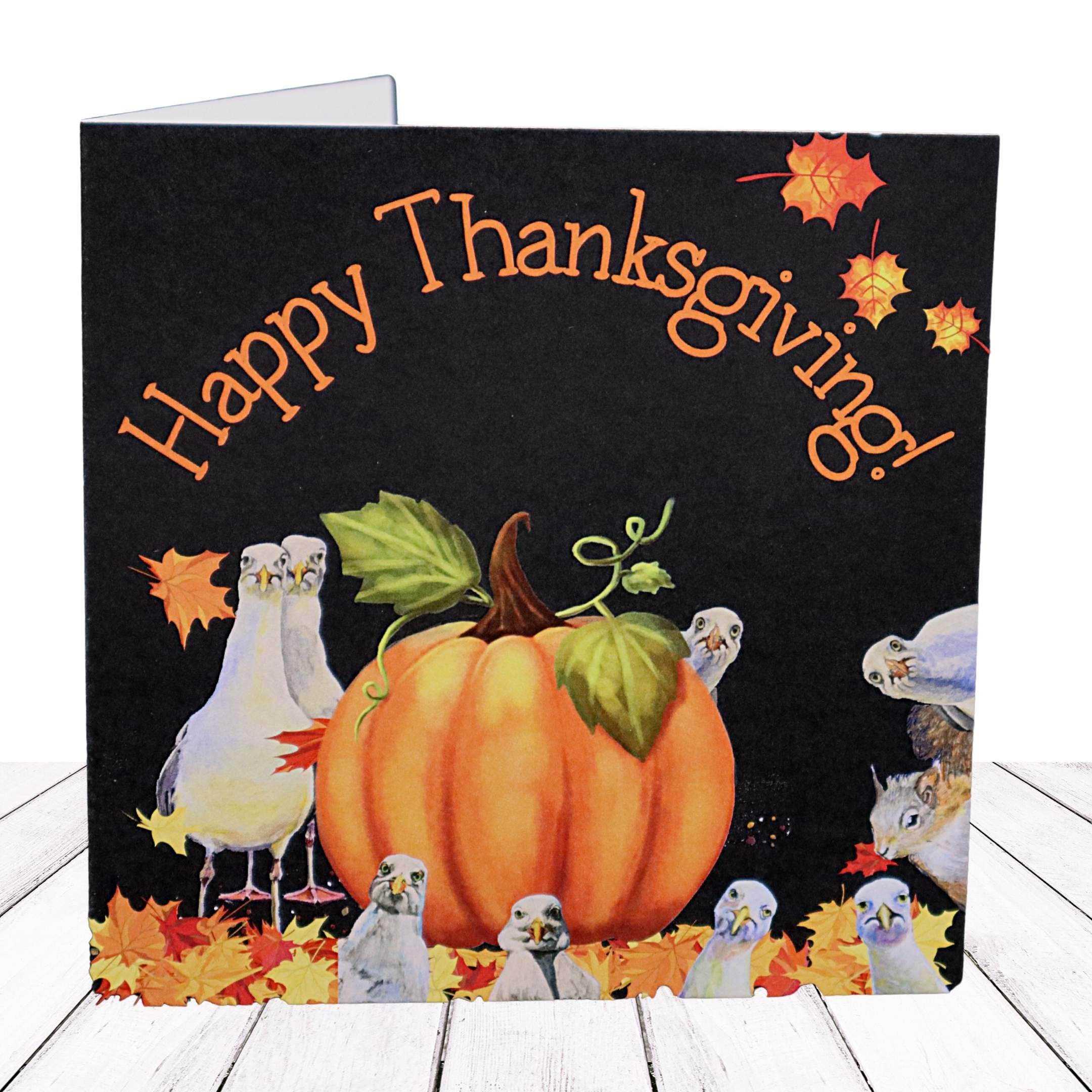 Happy Thanksgiving&amp;quot; American Greeting Card - Cherry Parsons Art for Thanksgiving Christmas Cards